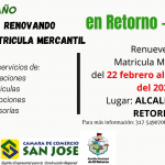 Jornada de Renovación Matricula Mercantil Municipio el Retorno